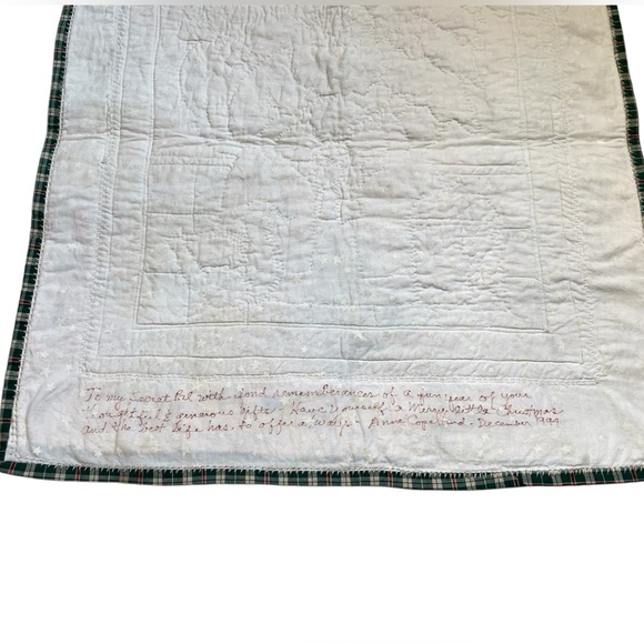 Vintage 90s Christmas Santa Claus one panel curtain decoration - Picture 11 of 12